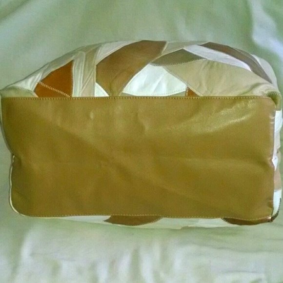 Vintage Rare Patchwork leather large handbag - Picture 13 of 13